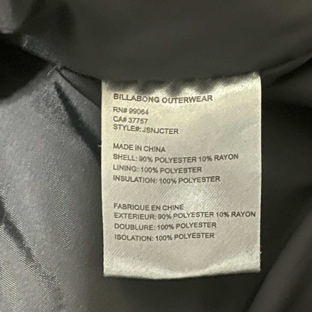 Billabong‎ Jacket Womens Medium Gray Tara Dakides Hooded Ski Snowboard Outerwear - Picture 10 of 12
